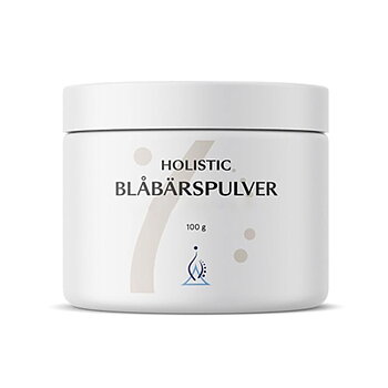 Blåbärspulver 100 g Holistic