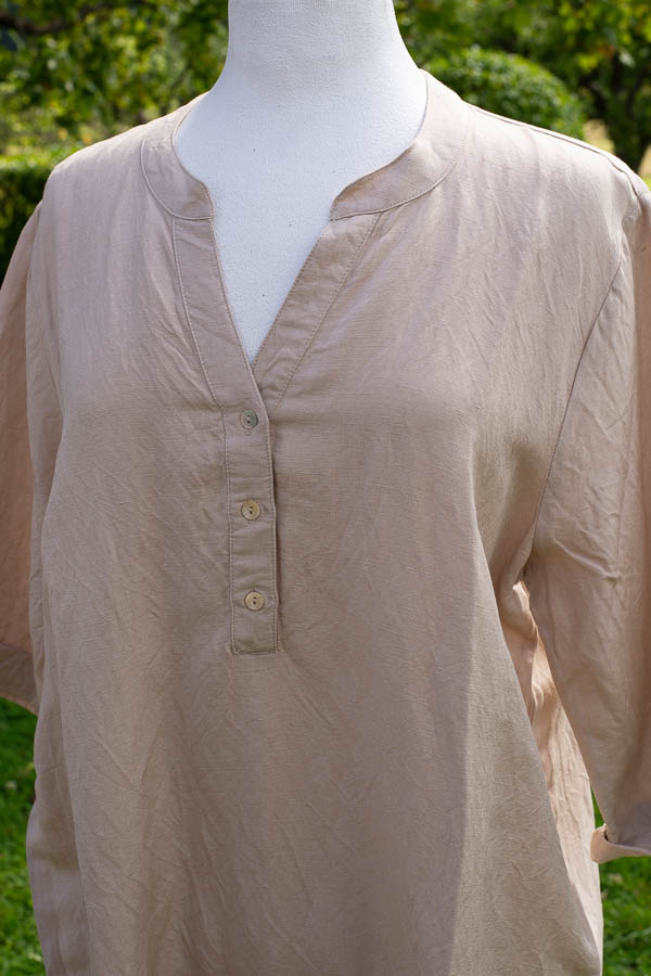 Culture - Parvin Long Shirt Warm Sand - 3