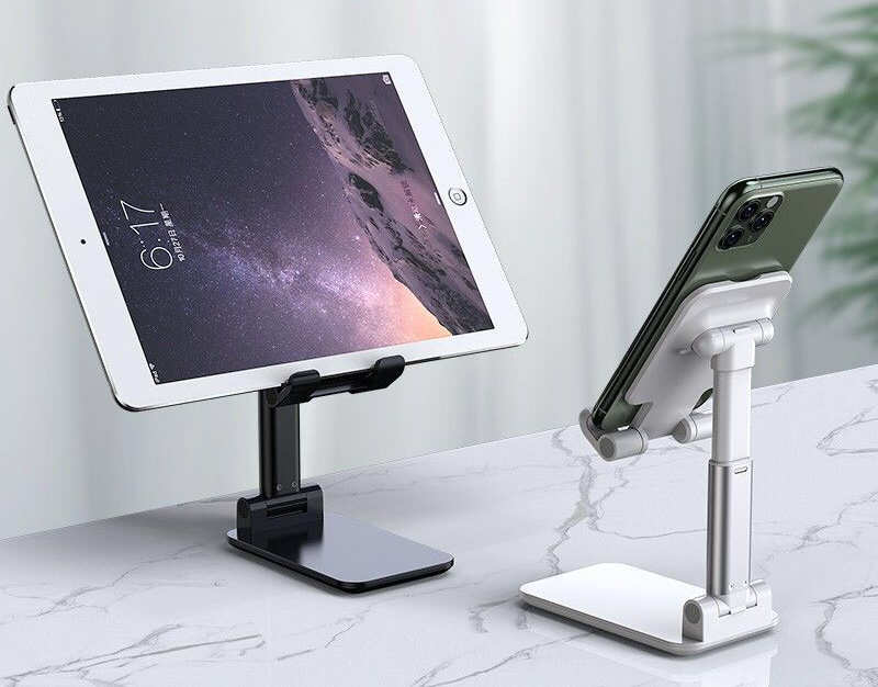 Shock Absorbant Phone Stand - Height Adjustable - 8