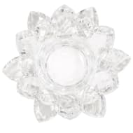 Lotus Candle Holder Crystal M - 3