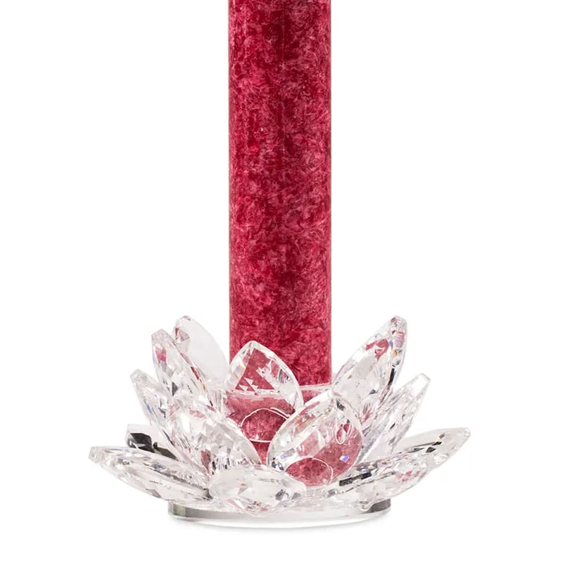Lotus Candle Holder Crystal S - 2