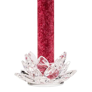 Lotus Candle Holder Crystal S