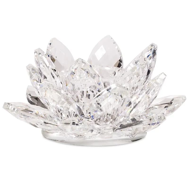 Lotus Candle Holder Crystal S