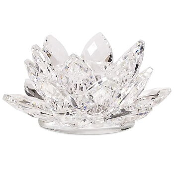 Lotus Candle Holder Crystal S