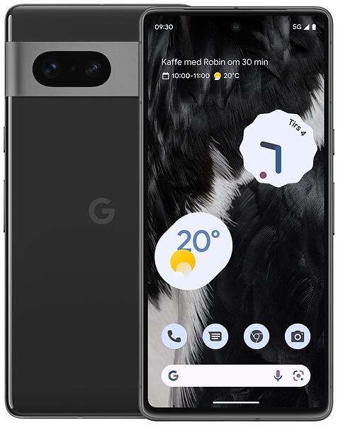 Google Pixel 7 5G Dual SIM 8GB RAM 128GB - 1 År Garanti Begagnad i Nyskick - Svart