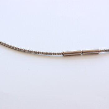 Chains - Spiralled Thread - steel necklace