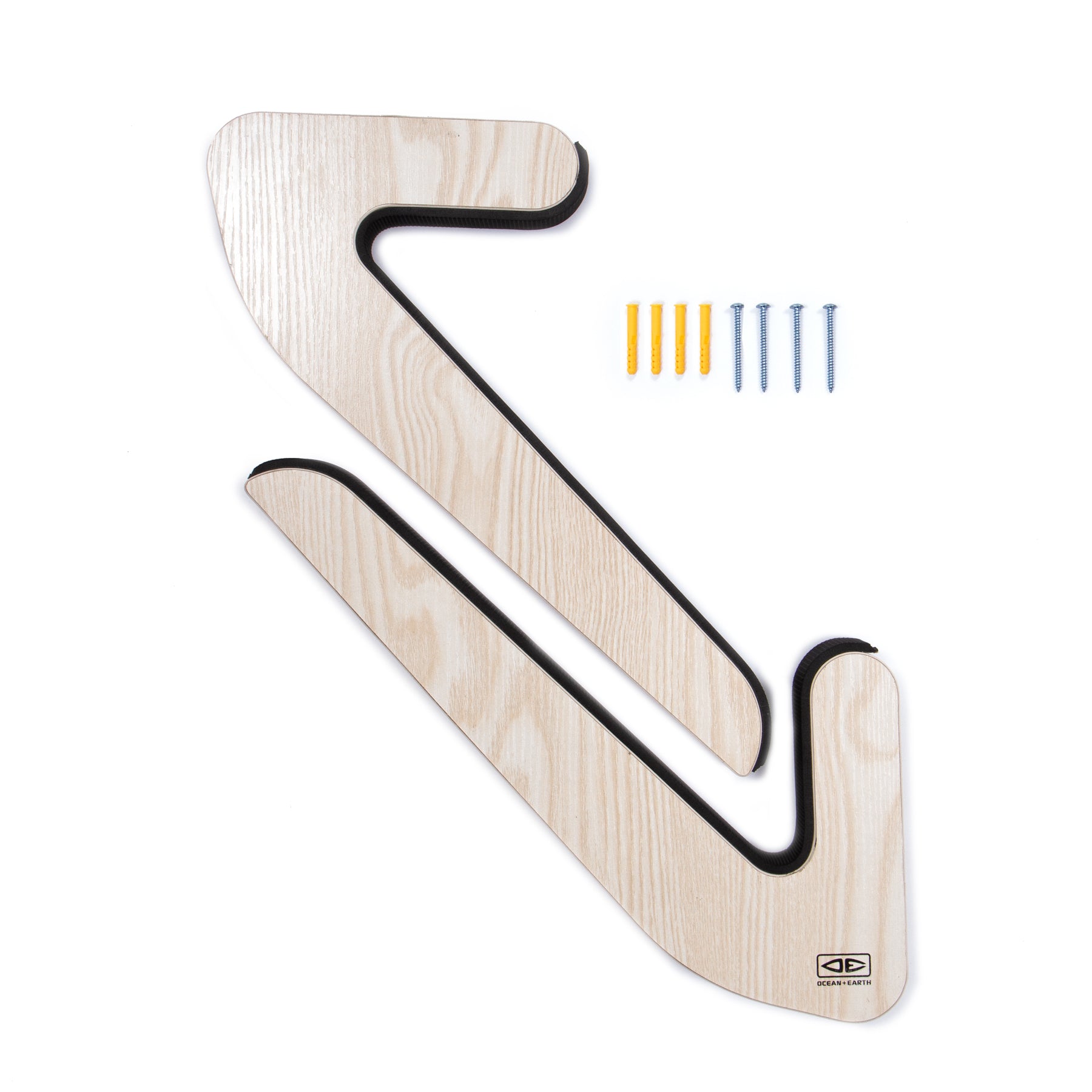 Ocean & Earth Longboard Timber Wall Display Rack Väggfäste för Surfbräda - 8