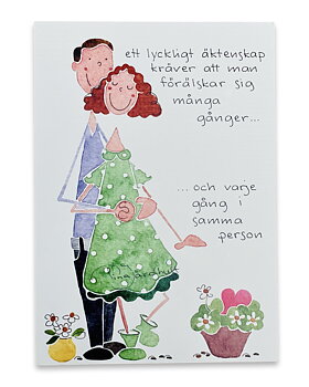 Tina Järdhult Vykort - Ett lyckligt äktenskap