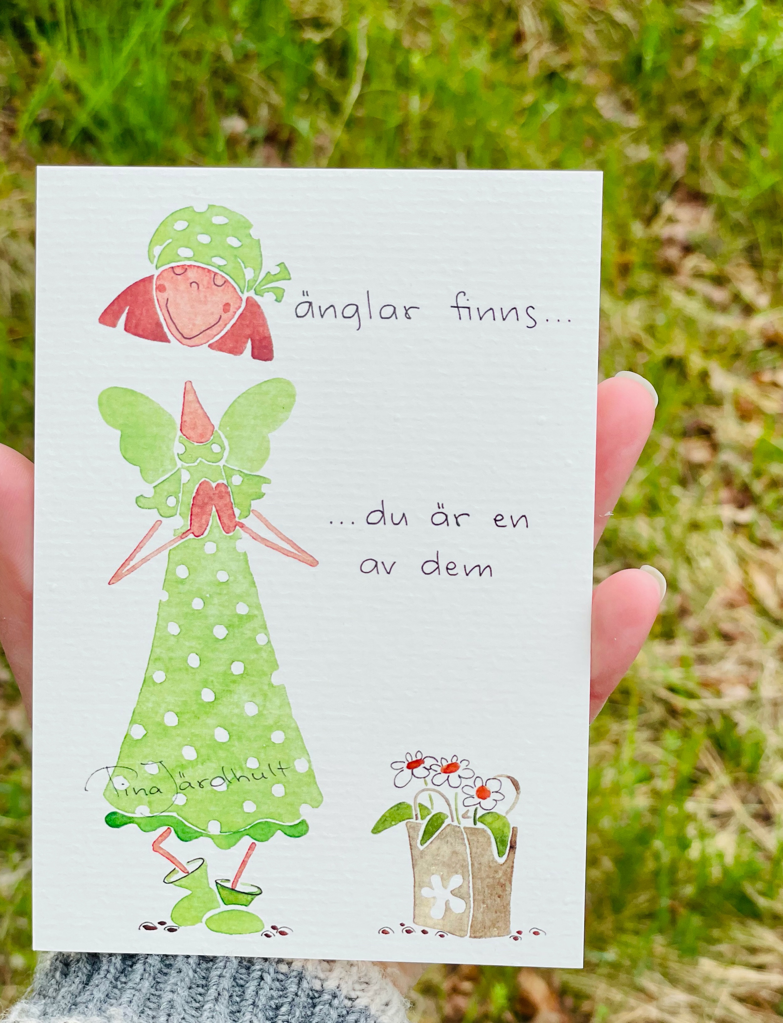 Tina Järdhult Vykort - Änglar finns..