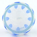 Ulrica Hydman Vallien (Ribbon 1998) White Bowl with Blue/Green Decor 11/8 cm