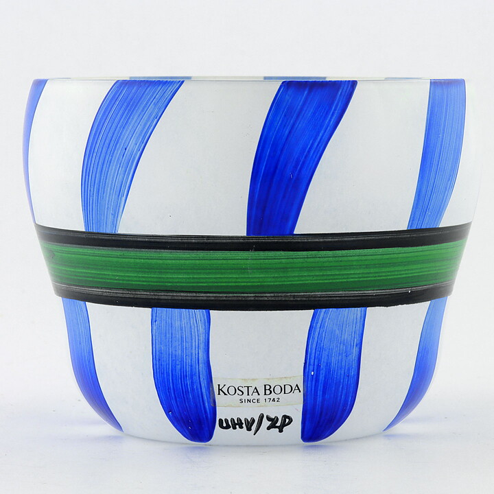 ウルリカ・ヒードマン・ヴァリーン Ribbonシリーズ　ブルーの器  11/8cm  1998年