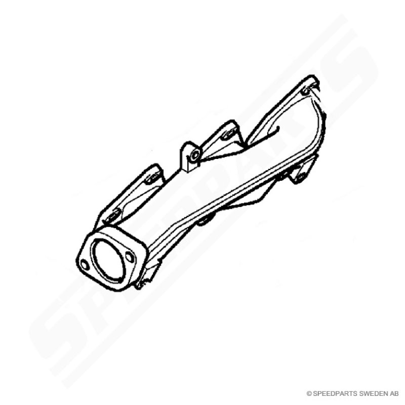 Exhaust manifold 9-5 D308L