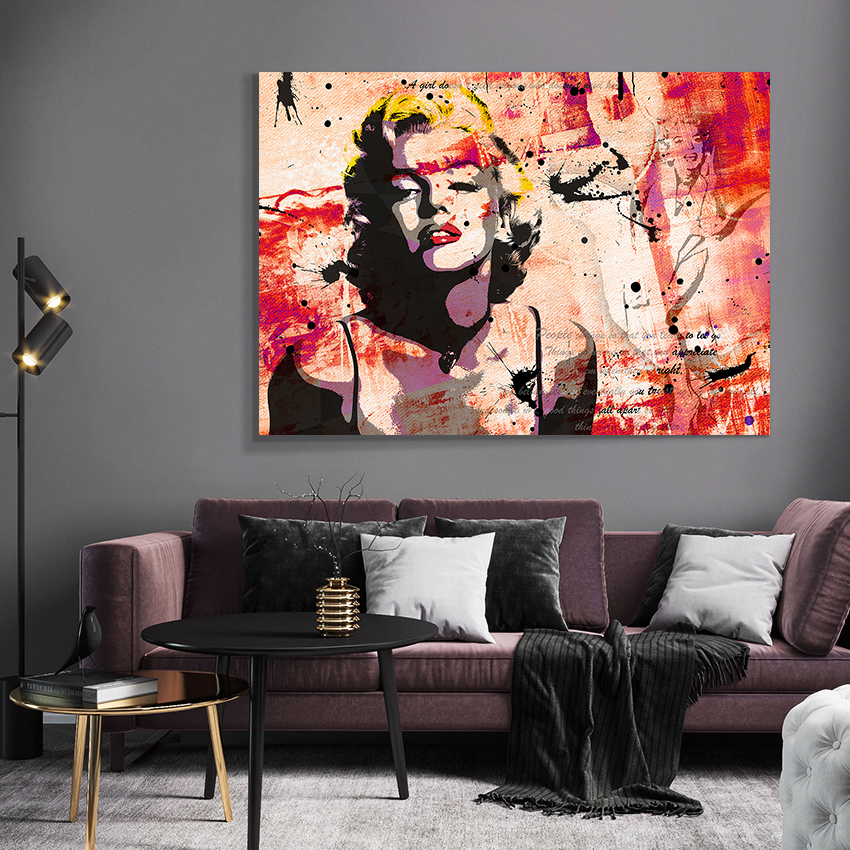 Bevestigen aan Goed doen Wat leuk Canvas Schilderij - Marilyn Monroe - | Canvasbutik.nl