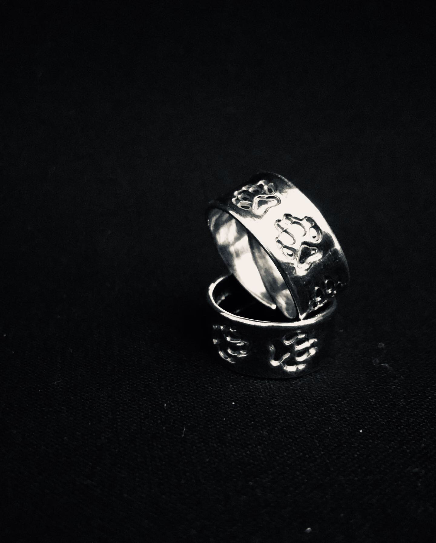 Ring Wolfsspuren oxidiert - 4