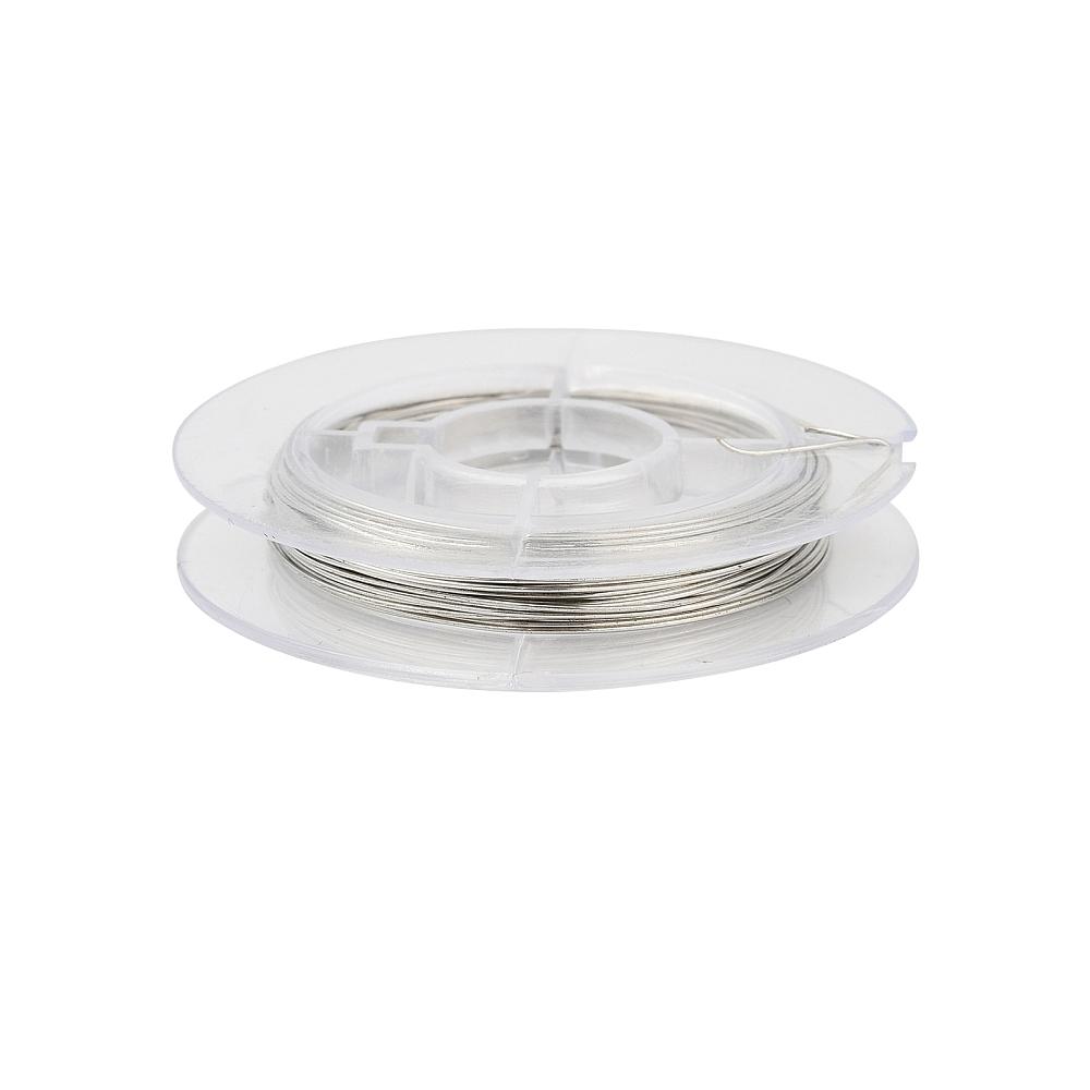 Koppartråd silverfärgad 0.4 mm  - 2