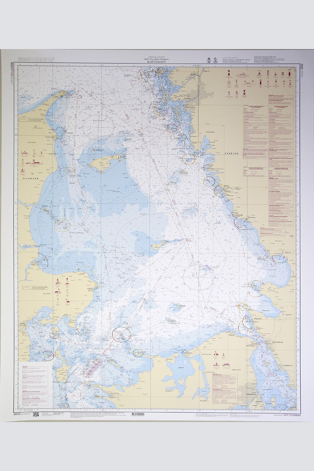 Kattegat Chart 112x77 cm - 2