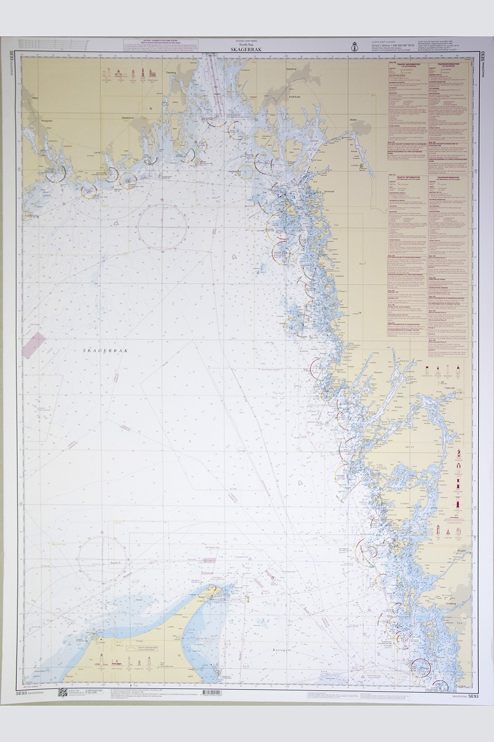 Skagerrak Chart 112x77 cm - 2