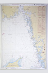 Skagerrak Sjökort 112x77 cm