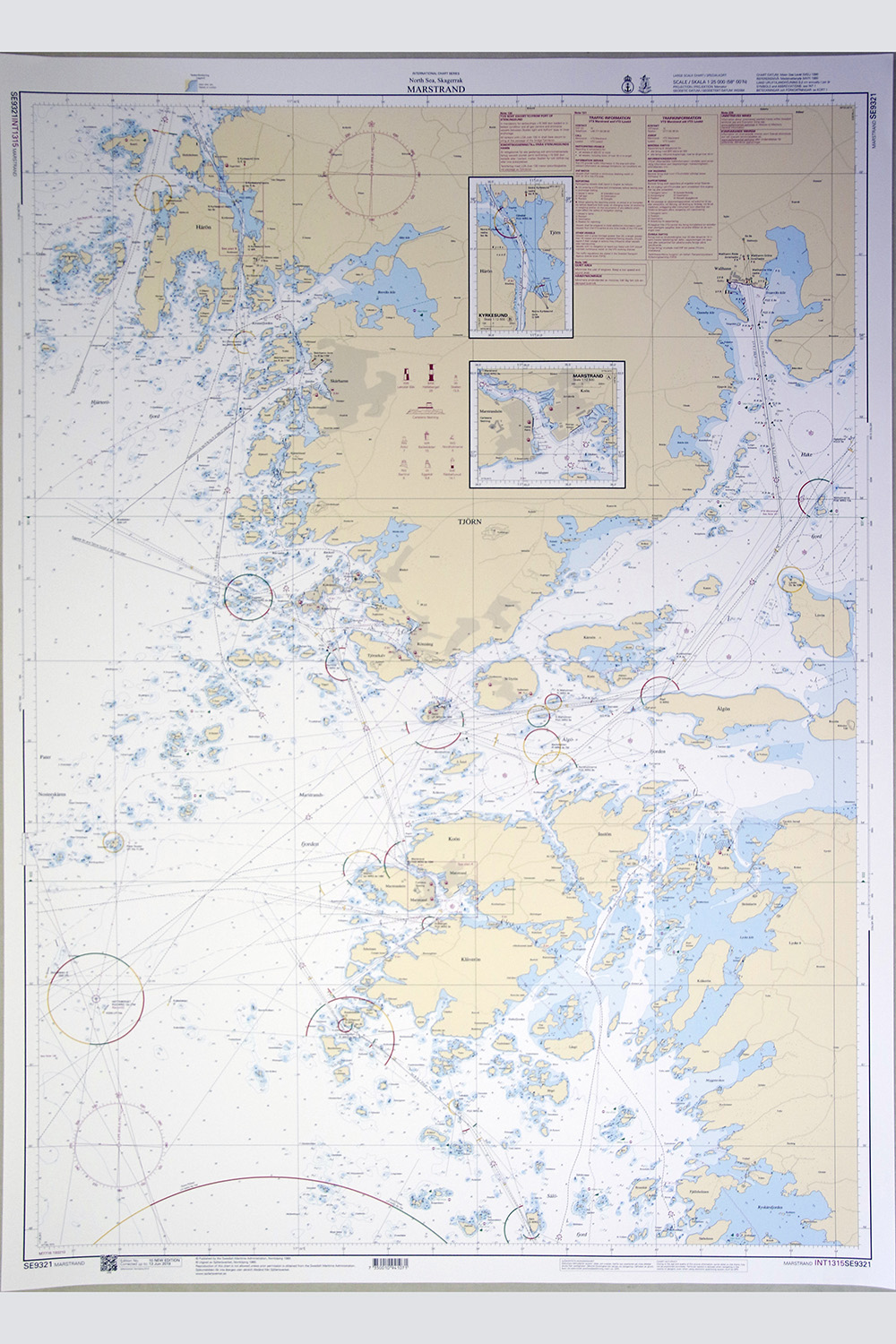 Marstrand Chart 112x77 cm - Flaggskeppet