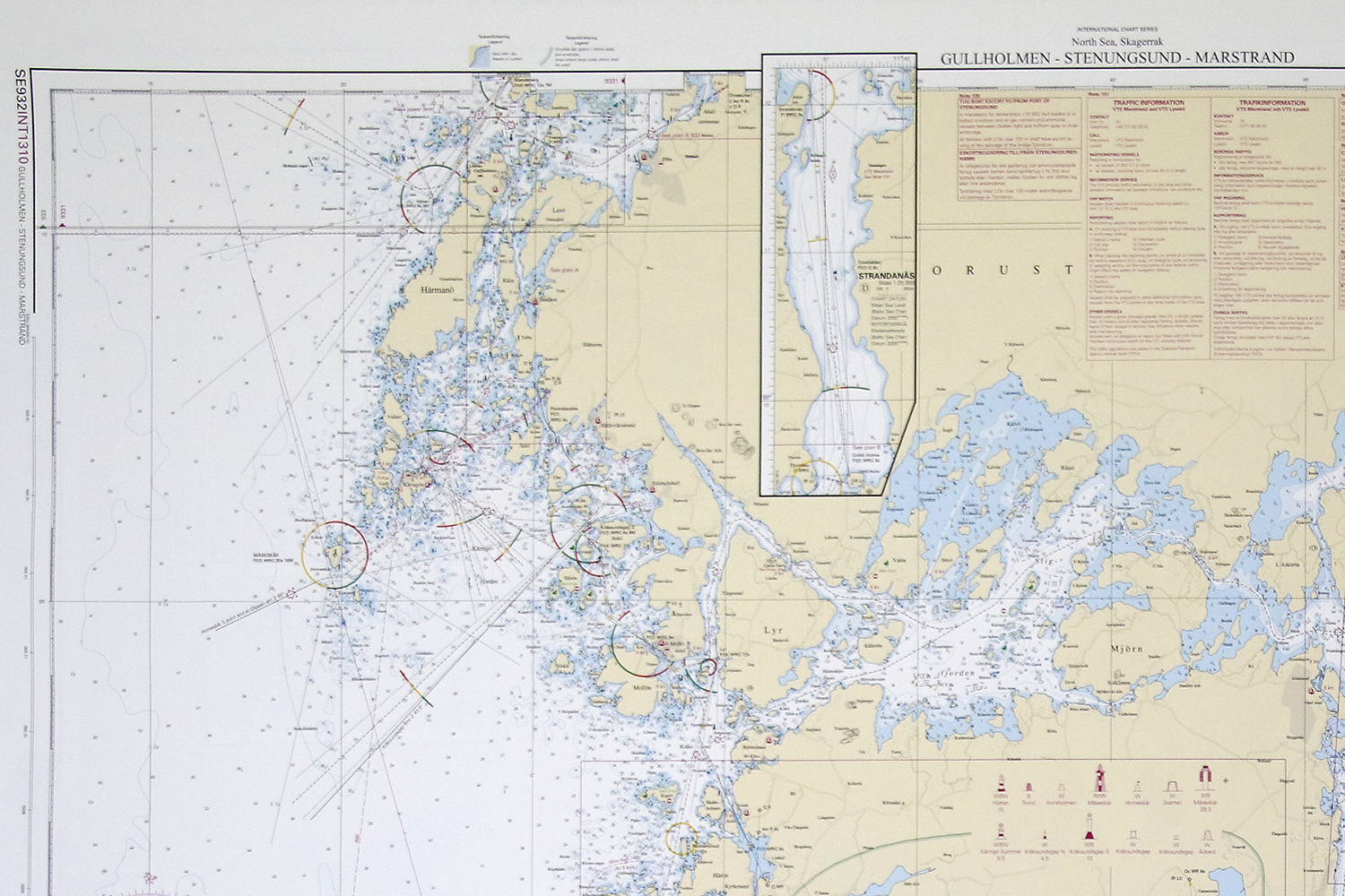 Gullholmen-Stenungsund-Marstrand Sjökort 77x112 cm - 2