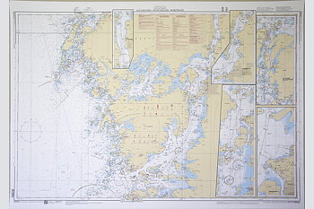 Gullholmen-Stenungsund-Marstrand Sjökort 77x112 cm