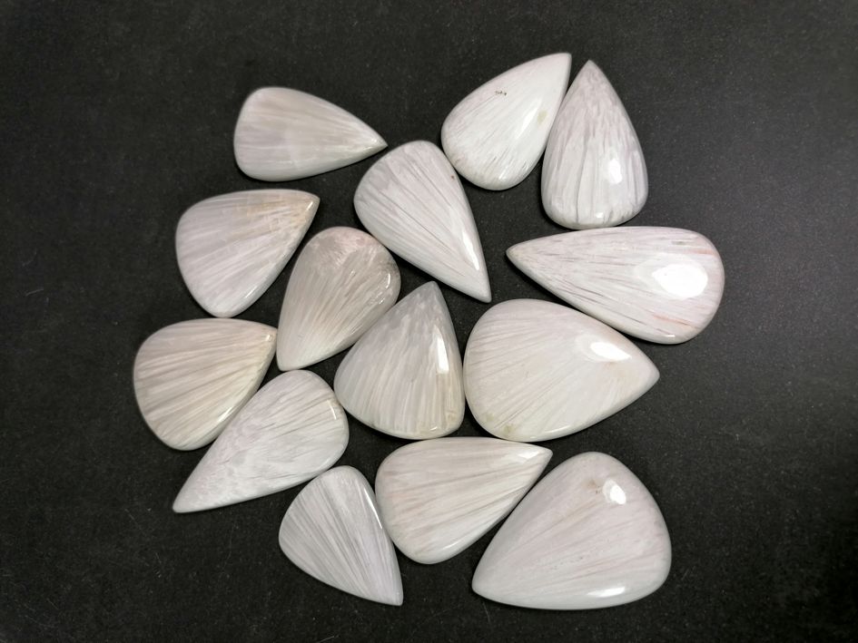 Skolecit Cabochon -  Mandel form - 2