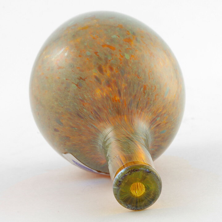  Oiva Toikka (1980s) Green Swelling Vase 11 cm