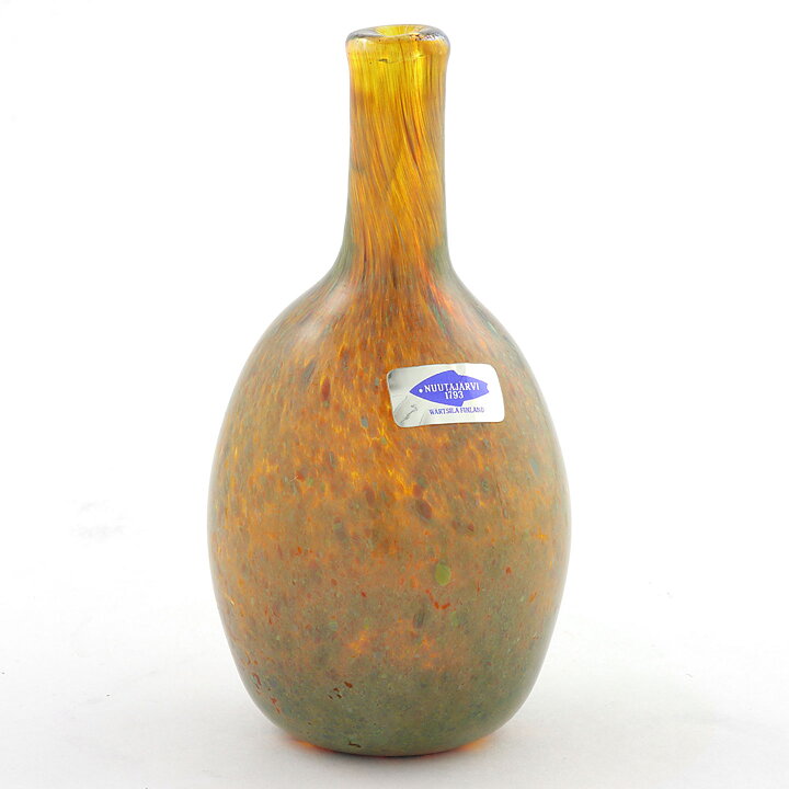  Oiva Toikka (1980s) Green Swelling Vase 11 cm