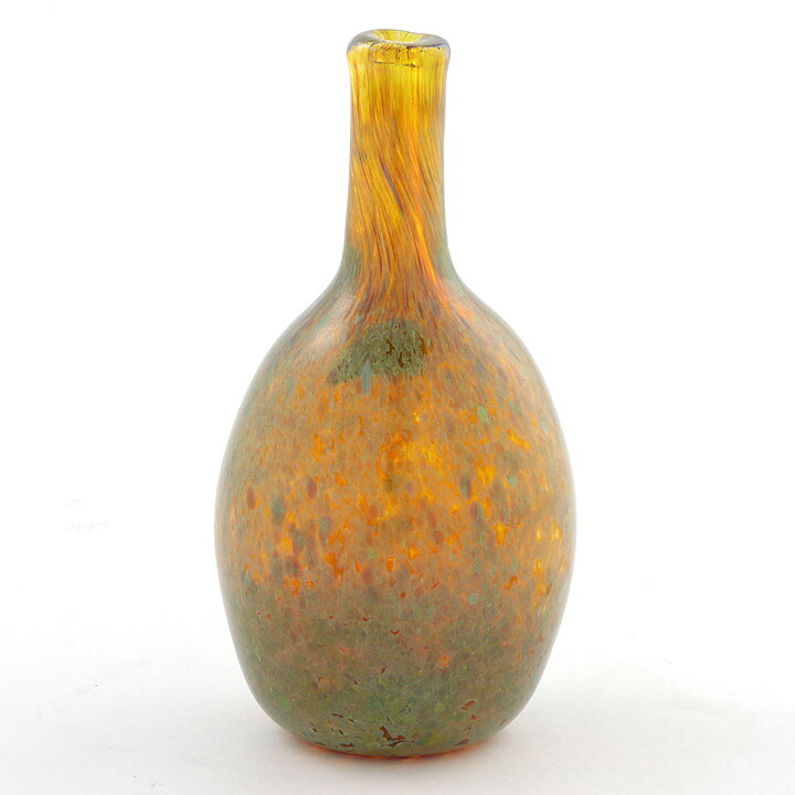  Oiva Toikka (1980s) Green Swelling Vase 11 cm