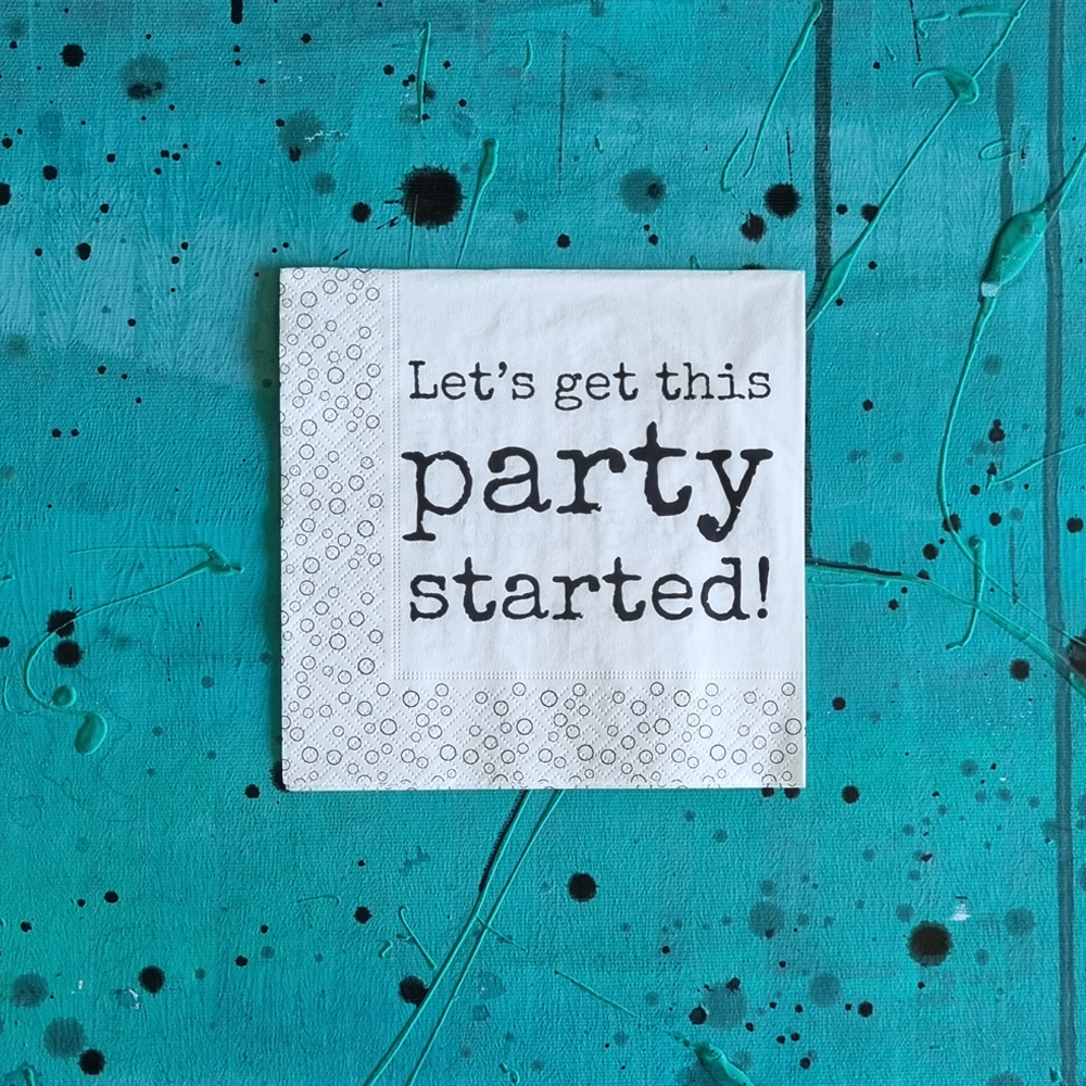 paper napkins PARTY/TEAM BUBBLY - 8