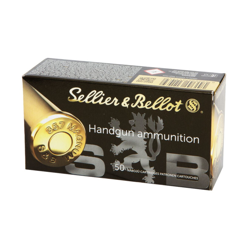 S&B 357 magnum 158gr  FMJ (50ptr per ask) 