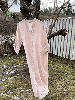 Linne Kimono murar /Klänningar Rosa Cosy House 