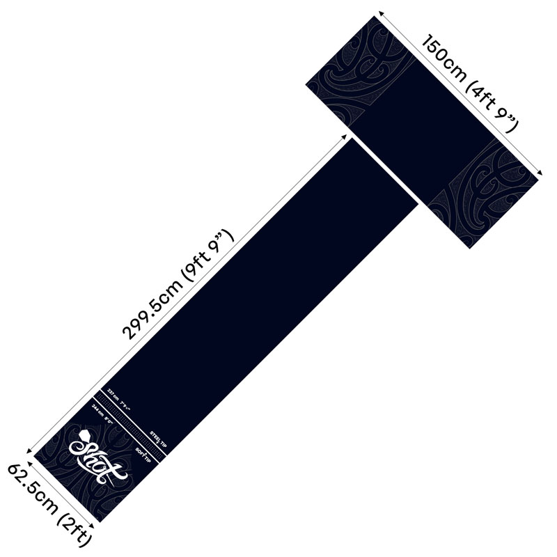 Shot Professional T Dartmatta Gummi - 2
