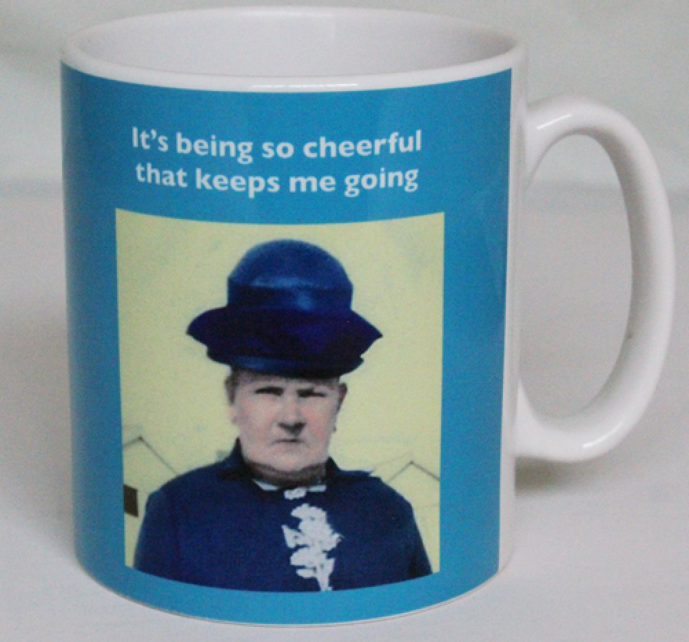 Photocaptions : It's being so cheerful that keeps me going - Mugg