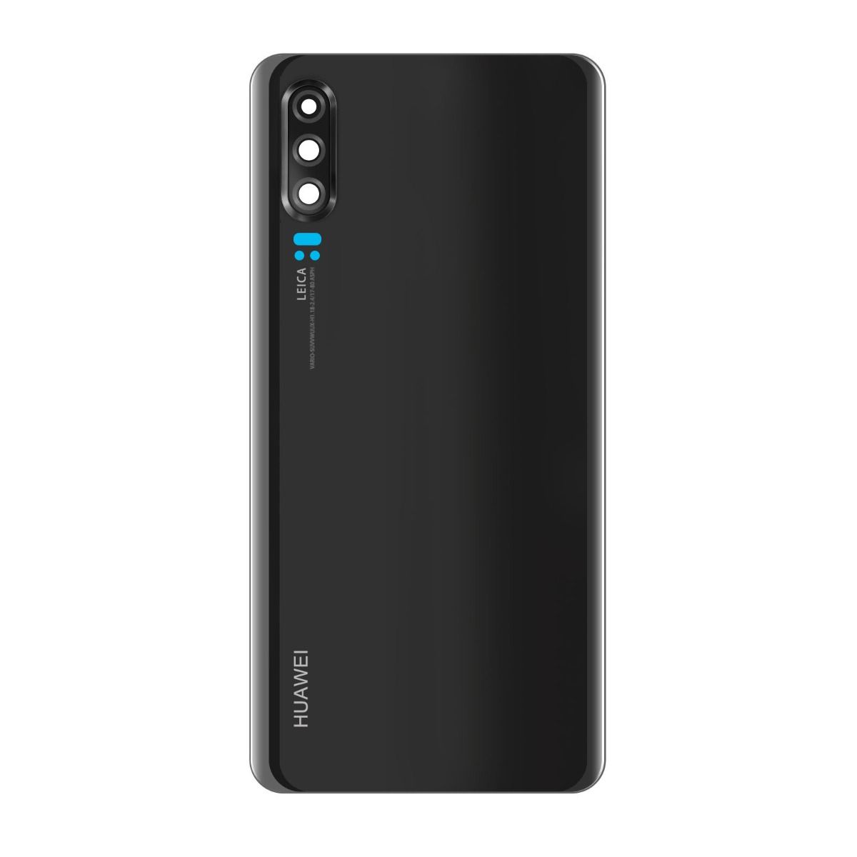 Huawei P30 Baksida Med Tejp - Svart