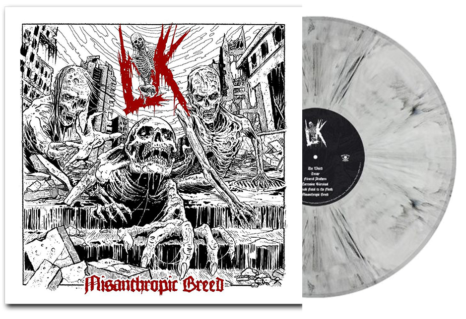 LIK - Misanthropic Breed LP SVART/VIT VINYL