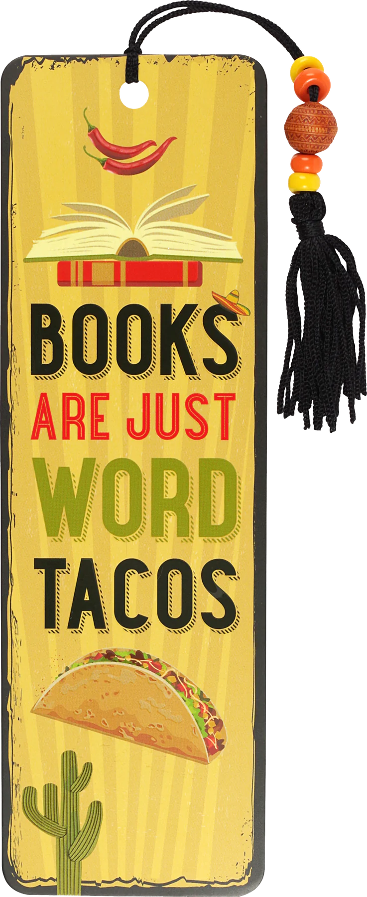 Beaded Bkmk Books Are Word Tacos