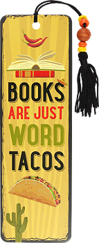 Beaded Bkmk Books Are Word Tacos