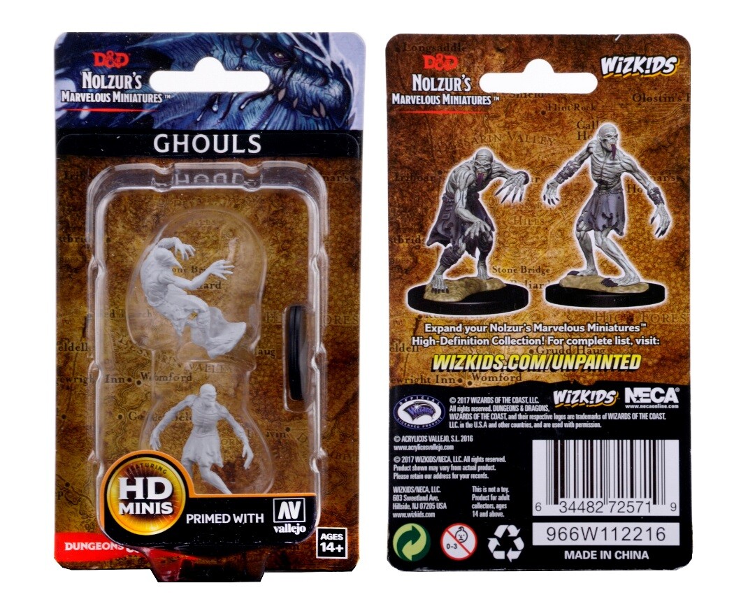 D&D Nolzurs Marvelous Miniatures: Ghouls
