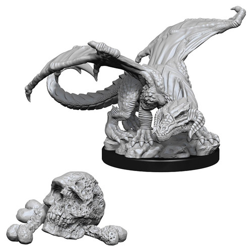 D&D Nolzurs Marvelous Miniatures: Black Dragon Wyrmling