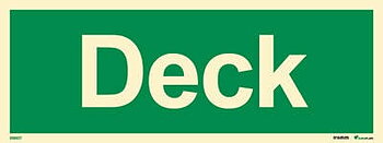 Direction sign "Deck" - IMPA 33.4470