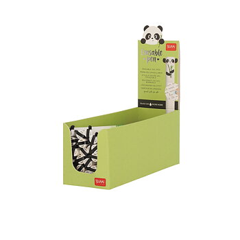 Erasable gel pen, Panda, svart, gelpenna med utsuddbart bläck