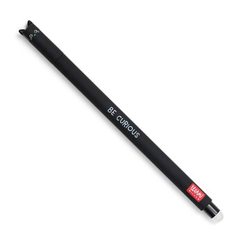 Erasable gel pen, Cat, svart, gelpenna med utsuddbart bläck