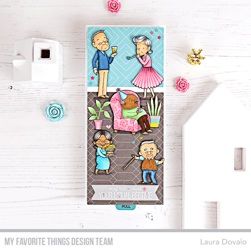 MY FAVORITE THINGS -BB Old Friends STAMP & DIE SET - 2