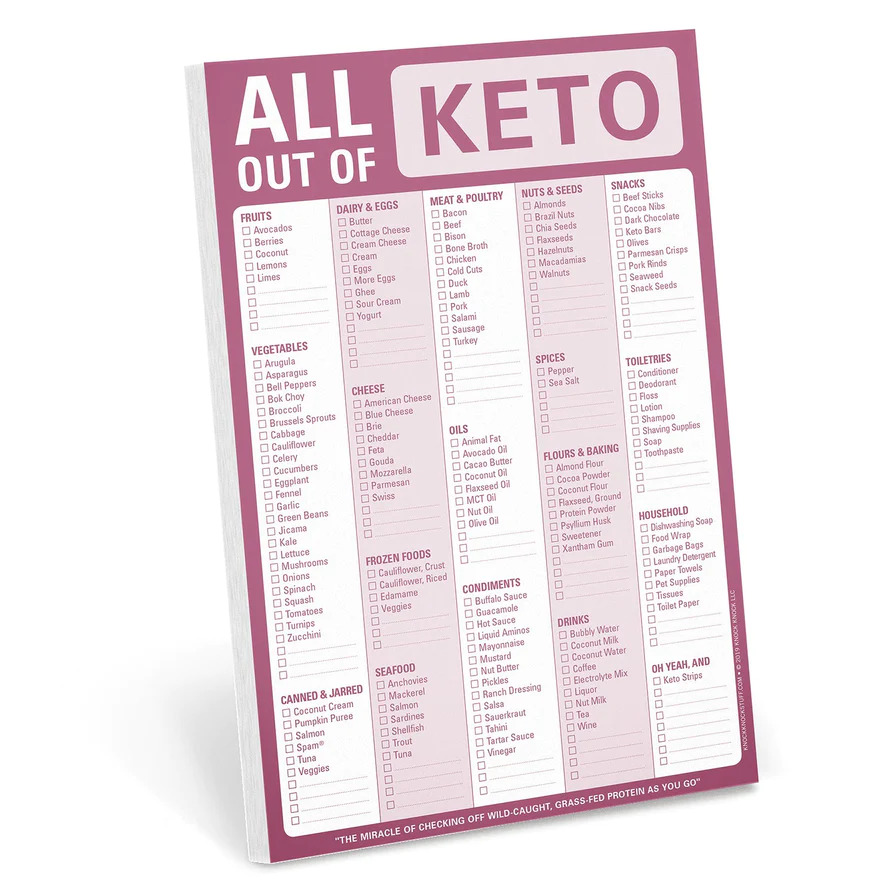 Knock Knock All Out Of Pad (Keto)