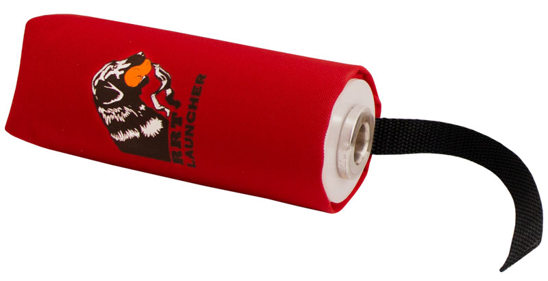 RRT canvasdummy till apportkastare, Röd med streamers.