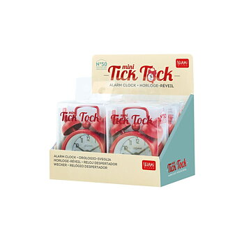 Mini-väckarklocka, Mini Tick Tock, Red