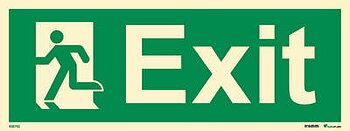 Riktningsanvisningsskylt "Exit vänster" - IMPA 33.4410