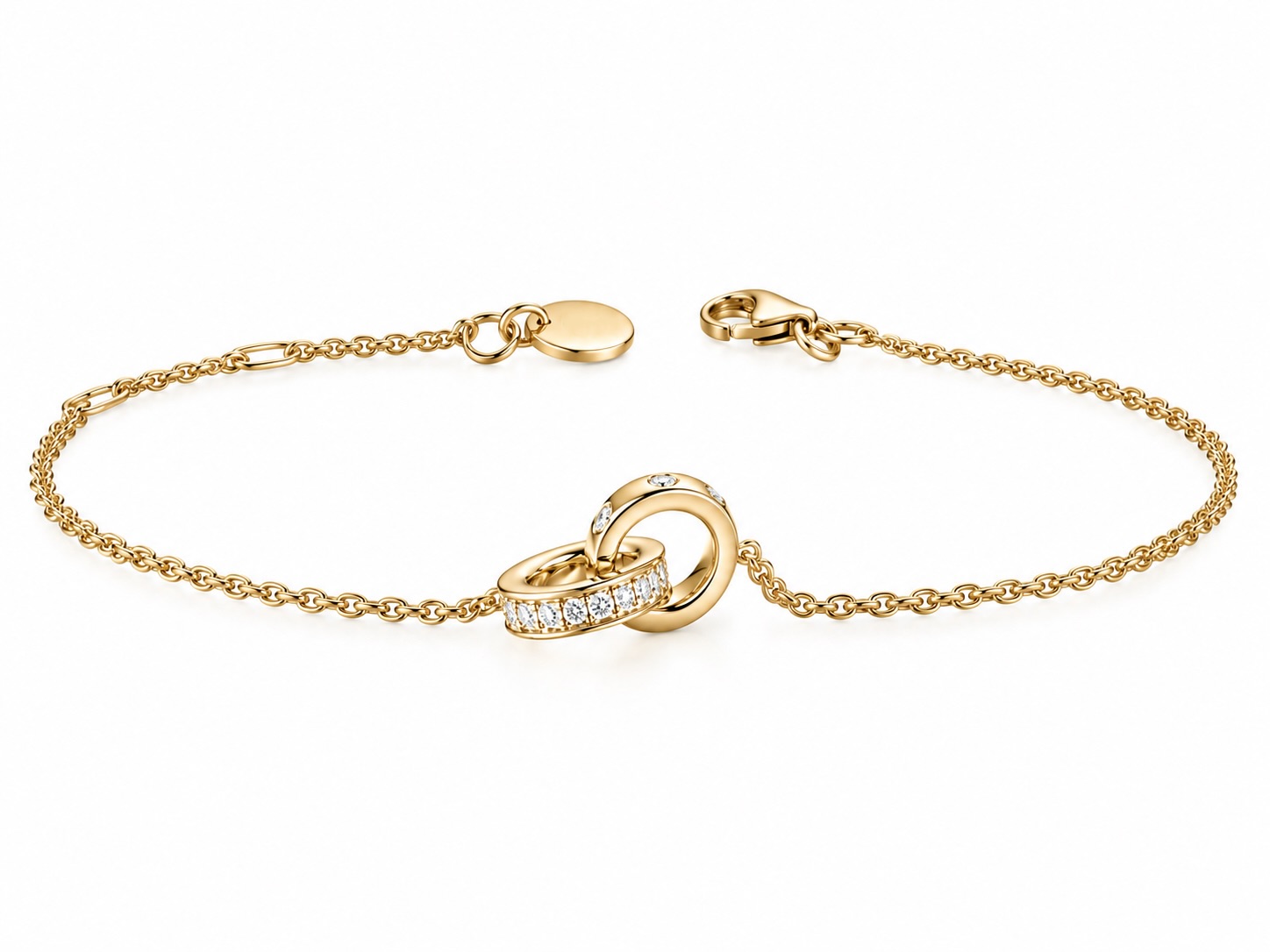 Diamond love bracelet