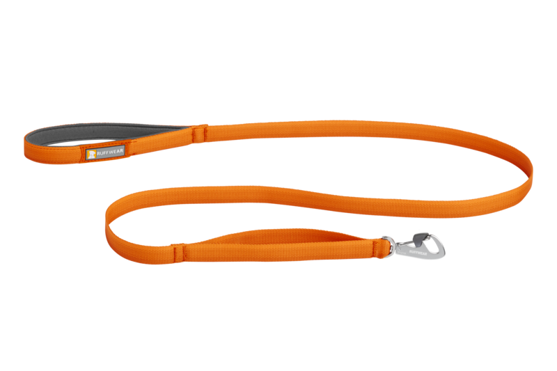 Ruffwear Front Range Leash Campfire orange New design PETSTER